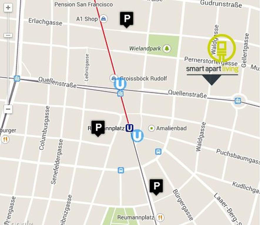 Smart Apart Living - Wien Hauptbahnhof - Self Check-In Kültér fotó